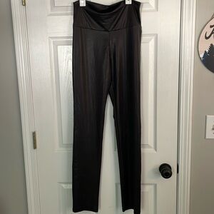 Faux leather leggings